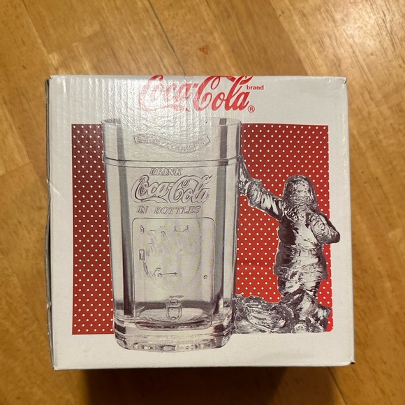 Vintage Coca Cola Santa Glass Mug -Never Opened-Still in Original Box - Picture 4 of 5